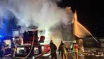 kriminalität: mieter soll absichtlich feuer gelegt haben - festnahme