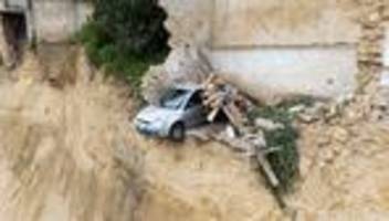 Unwetter: Erdrutsch auf Sizilien: Rote Zone weitet sich immer mehr aus