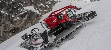 das leben hängt an der seilwinde: mit der pistenraupe auf einer der steilsten pisten in den dolomiten