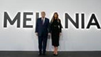 first lady im rampenlicht: premiere des melania-films: trump freut sich über glamour