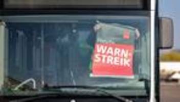 Nahverkehr und Behörden: Verdi ruft für Montag zum großen Warnstreik auf