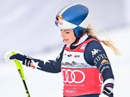 ins fangnetz eingeschlagen: ski-star vonn stürzt im letzten rennen vor olympia
