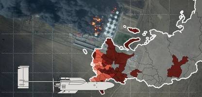 Ukraine-Krieg: Mit so vielen Drohnen griff die Ukraine Russland 2025 an