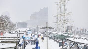 Wetterrekord in Hamburg: So viel Schnee fiel seit 2010 nicht mehr
