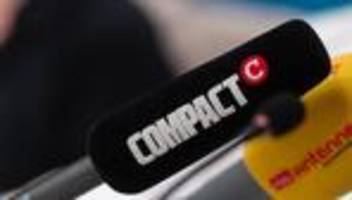 Extremismus: Demonstration gegen Veranstaltung von Compact-Magazin