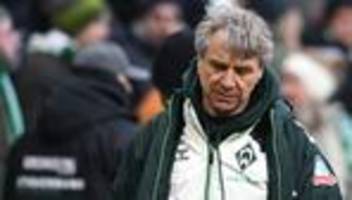Fußballbundesliga: Werder Bremen entlässt Trainer Horst Steffen