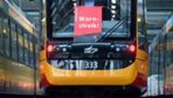 Kommunale Verkehrsbetriebe: Verdi-Warnstreik am Montag - Was Pendler wissen müssen