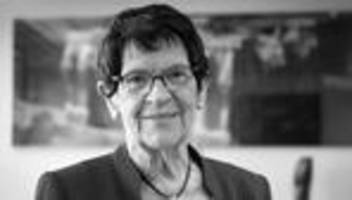Rita Süssmuth: Frühere Bundestagspräsidentin Rita Süssmuth ist tot