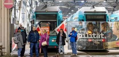 Warnstreik im ÖPNV: Wo am Montag der Nahverkehr weitestgehend stillsteht