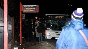 kaum busse in hamburgs süden: wie sich der streik in harburg auswirkt
