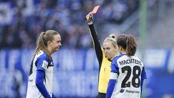 Rote Karte berechtigt? HSV-Trainerin mit deutlicher Aussage
