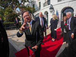 präsident petro im weißen haus: trump liebt jetzt kolumbien