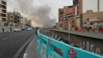 Feuer in Teheran: Großbrand in Teheran zerstört Markthalle