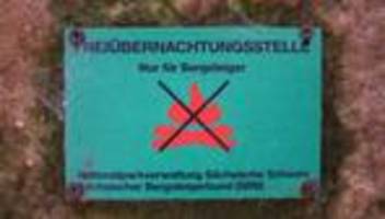 Naturschutz: Boofen in Sächsischer Schweiz bis Mitte Juni verboten