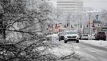winterwetter in den usa: mehr als 70.000 haushalte in tennessee und mississippi ohne strom