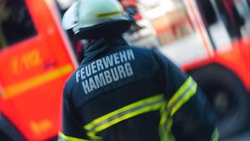 hausboot in hamburg droht zu sinken – feuerwehr rettet ehepaar