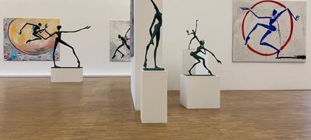 der tanz der gertenschlanken frau: helge leiberg zeigt seine kunst in der galerie noah