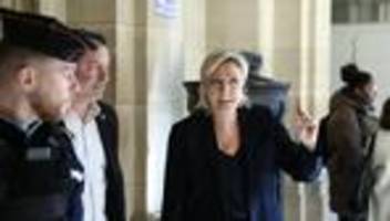 Rassemblement National: Le Pen will nach Prozess über Präsidentschaftskandidatur entscheiden