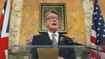 peter mandelson: britische regierung veröffentlicht dokumente zu peter mandelson