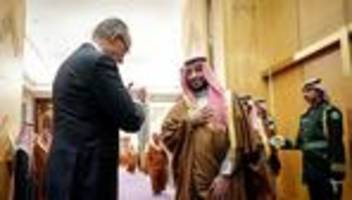 saudi-arabien: friedrich merz trifft kronprinzen mohammed bin salman