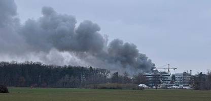 darmstadt wixhausen: großbrand in forschungszentrum