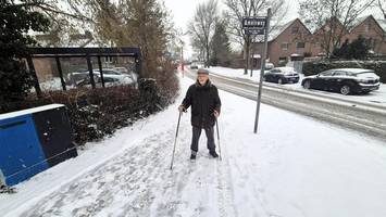 Eisglätte: Dieser Fußweg macht selbst einem erfahrenen Bergwanderer Angst