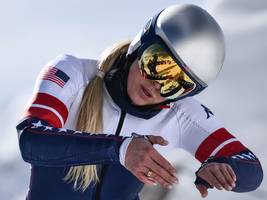 Lindsey Vonn bei Olympia: Ihr Knie hält