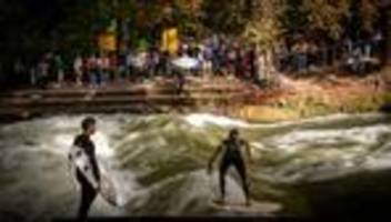 eisbachwelle: ringen um die welle: neue tests für münchens eisbach-surfer