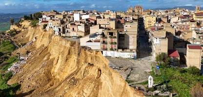 Katastrophe in Niscemi auf Sizilien: Schon 1997 rutschte hier die Erde. Seither passierte: fast nichts