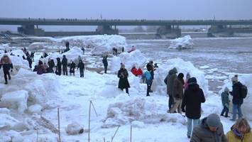 eisberge an der elbe: letzte chance an diesem wochenende?