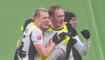 Fußball-Bundesliga: BVB verkürzt durch späten Sieg Rückstand auf FC Bayern