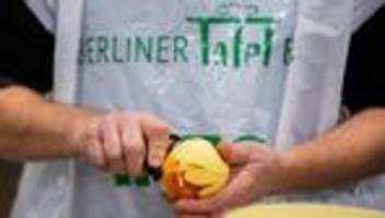soziales: berliner tafel sammelt 45 tonnen obst und gemüse
