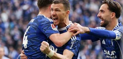 2. Bundesliga: FC Schalke wechselt Doppelpacker Edin Džeko aus und verspielt den Sieg