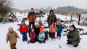 feuer auf kita-gelände: kleine waldforscher schockiert über bauwagen-brand