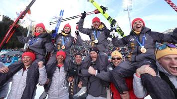 Bronze mit der Mixed-Staffel: Wer den Biathleten einen Extraschub verlieh