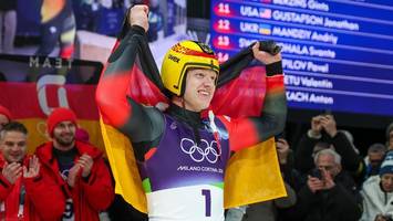 olympiasieg mit fabelzeiten: max langenhan legt goldspur in cortinas eiskanal