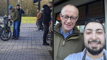 sportliches kanzler-wochenende: merz genießt die wintersonne auf dem rad