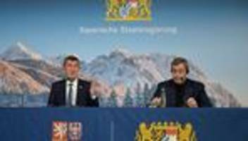 Tschechiens Premier in Bayern: Tschechien macht bei Straße und Bahn Druck auf Deutschland