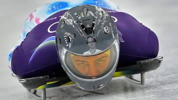 Olympia 2026: Ukrainischer Skeleton-Fahrer ehrt mit Helm gefallene Athleten