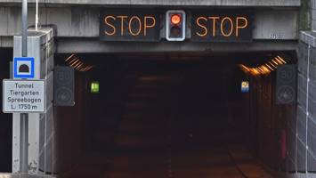 Aus Sicherheitsgründen: Vollsperrung im Tiergartentunnel – Busverkehr betroffen