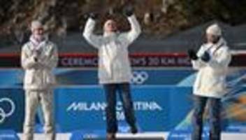 Biathlon bei Olympia: Für toten Freund: Emotionaler Olympiasieg des Norwegers Botn