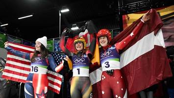 Drittes Olympia-Gold für Deutschland! Rodlerin Julia Taubitz rast allen davon
