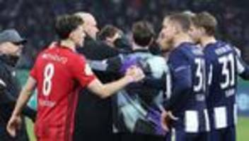 DFB-Pokal: Fokus auf den Aufstieg: Hertha will im Mai trotzdem feiern