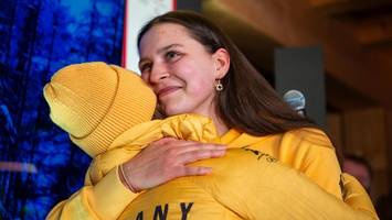„Sie ist stark!“ So tröstet Olympiasiegerin Julia Taubitz ihre Teamkollegin Merle Fräbel