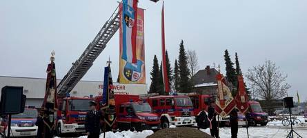 Erst Großeinsatz, dann Spatenstich: Haunstetter freuen sich über ein neues Gebäude für die Feuerwehr