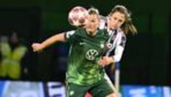Champions League der Frauen: 2:2 nach 0:2: Wolfsburg holt Remis gegen Juventus