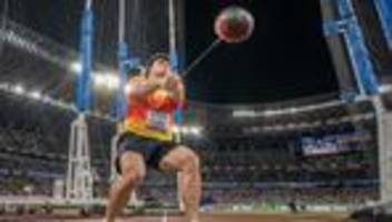 leichtathletik-sportfest: hammerwurf-vizeweltmeister hummel beim meeting in dresden