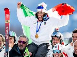 in cortinas chaos-super-g: fassungslose federica brignone erlebt ihr goldenes olympia-wunder