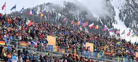 Biathlon-Gaudi in Antholz: Das ist die olympische Stimmungshochburg