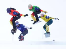 snowboardcross: wenn ein deutscher dem anderen aufs board fährt